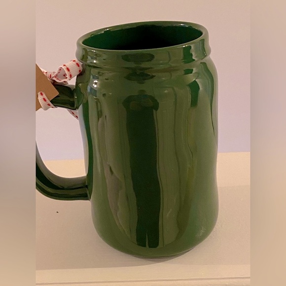 Rae Dunn Artisan Collection Green Mug Christmas Cheer NWT - Picture 2 of 3